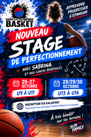 Stages Octobre U9/U11 et U13/U16