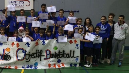 SLO Basket : le père Noël s'invite au stage